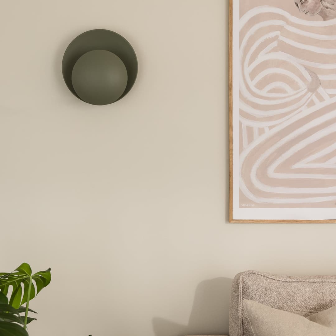Orbit Wandleuchte grün Metall Ø 30 cm - Globen Lighting - Wohnzimmer - Modern - Einflammig