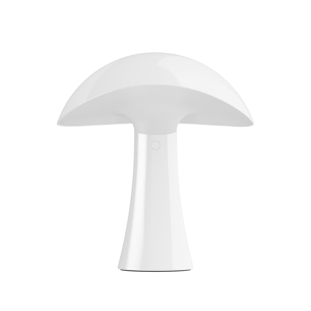 Rumee 220 PORTABLE Akkutischlampe, weiß, IP44 - Louis Poulsen - Wohnzimmer - Design - Kunststoff - Mit Schirm