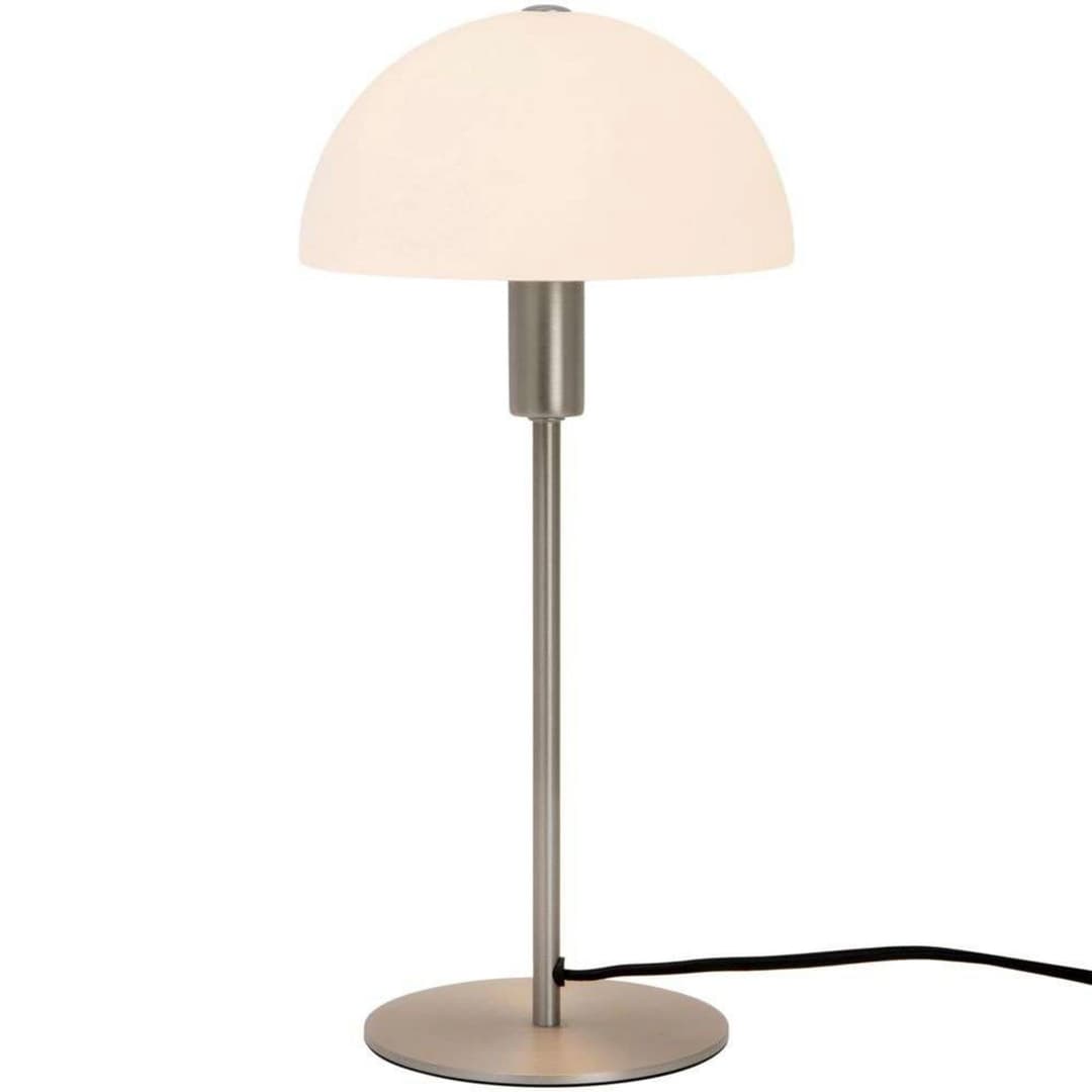 Ellen 20 Tischleuchte Opal/Brushed Steel - Nordlux - Wohnzimmer - Metall