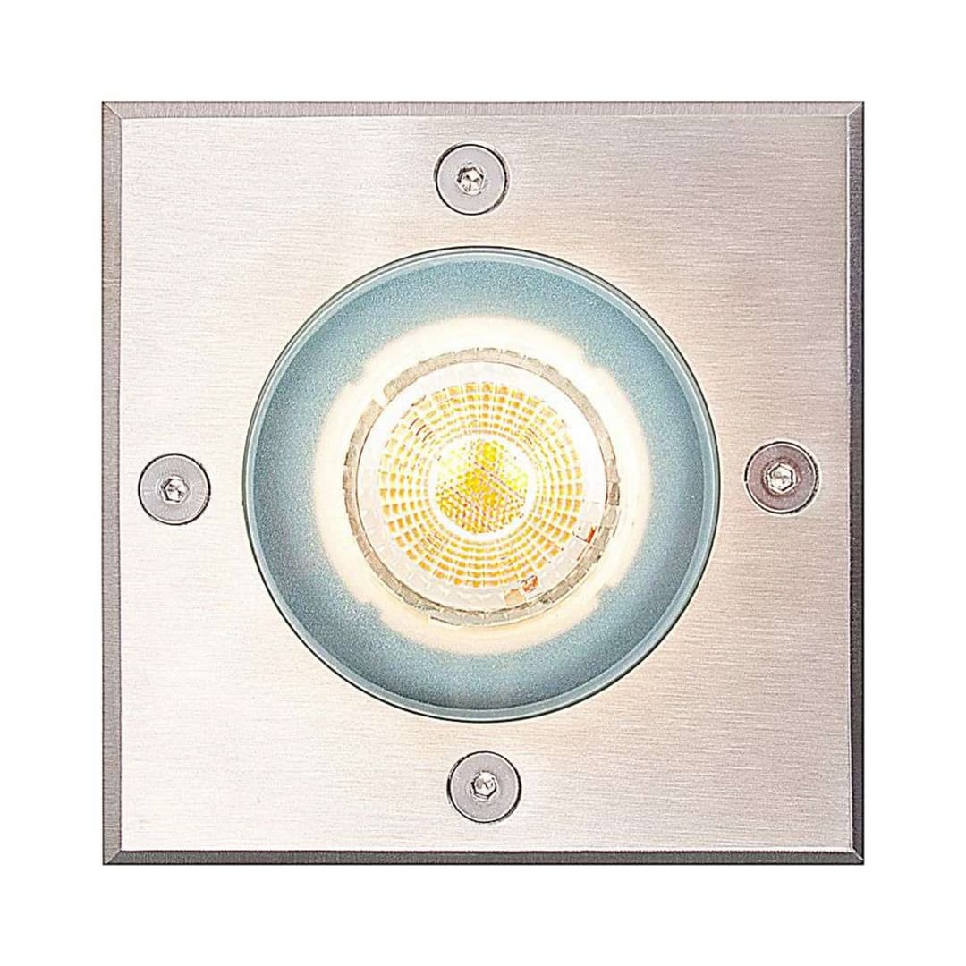 Andor Square Erd Spot Stainless Steel - Nordlux - Aluminium