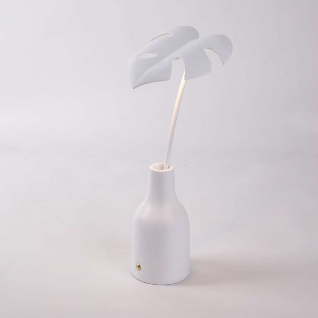 Leaf Light Delicio Portable Tischleuchte White - Seletti - Wohnzimmer - Metall