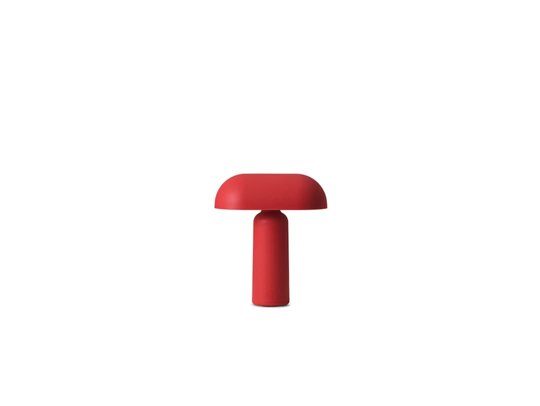Porta Portable Tischleuchte Rot - Normann Copenhagen - Wohnzimmer - Kunststoff