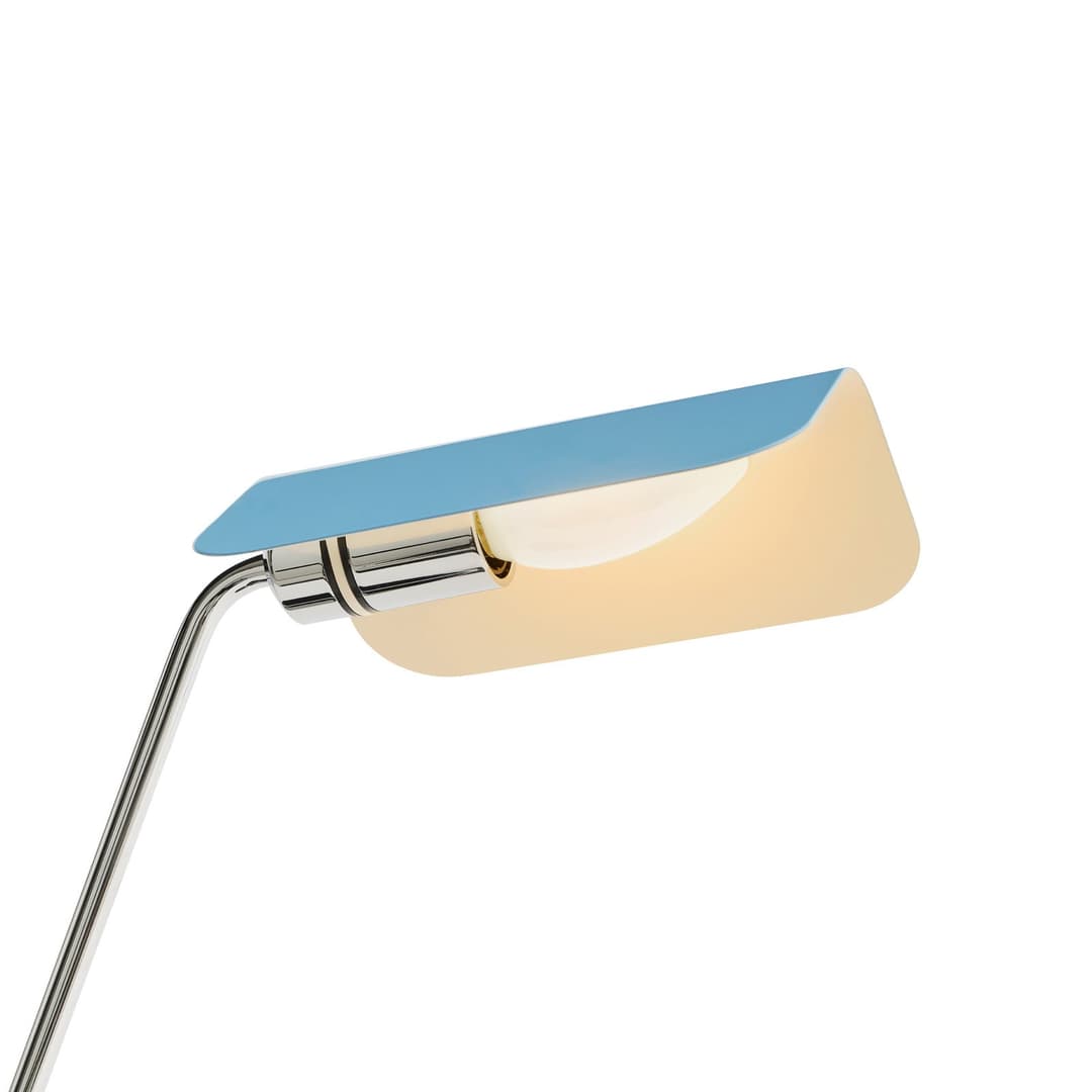 Apex Schreibtischlampe, pastellblau, 38 cm, E14, Stahl - HAY - Arbeitszimmer / Büro - Design - Metall - Einflammig