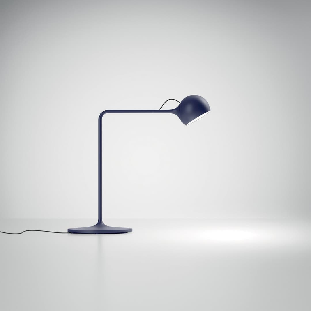 IXA Tischleuchte Anthracite - Artemide - Wohnzimmer - Design - Metall - Mit Schirm