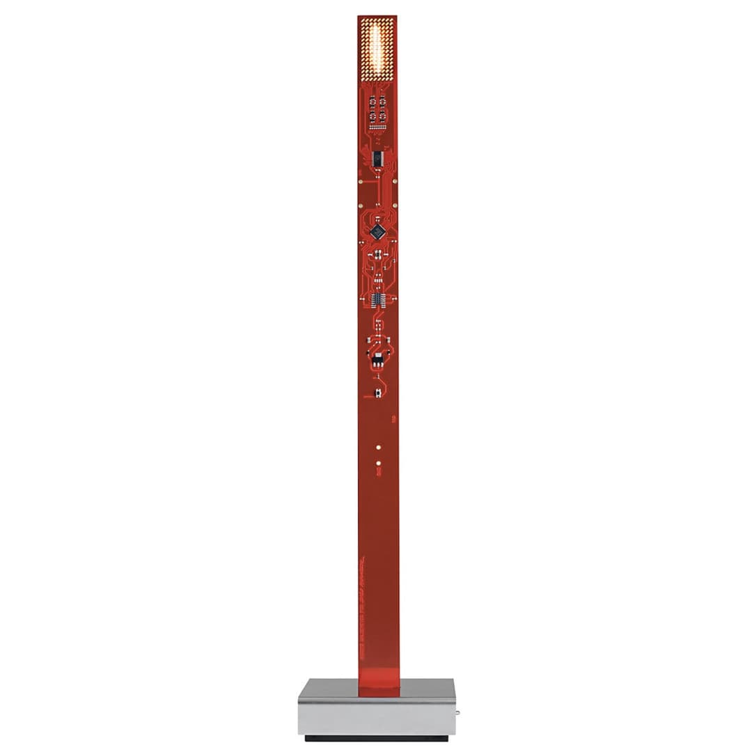 My New Flame Portable Tischleuchte Rot - Ingo Maurer - Wohnzimmer - Design - Metall - Eckig