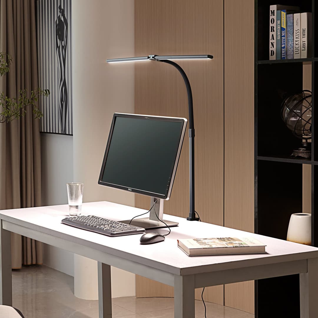 Nilay Tischleuchte Black - Lindby - Arbeitszimmer / Büro - Modern - Metall - Eckig
