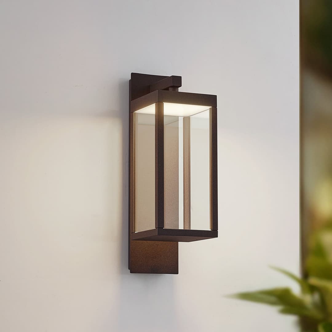 Ferdinand LED-Außenwandlampe, rost, Metall, IP54 - Lucande - Balkon - Modern - Aluminium - Einflammig