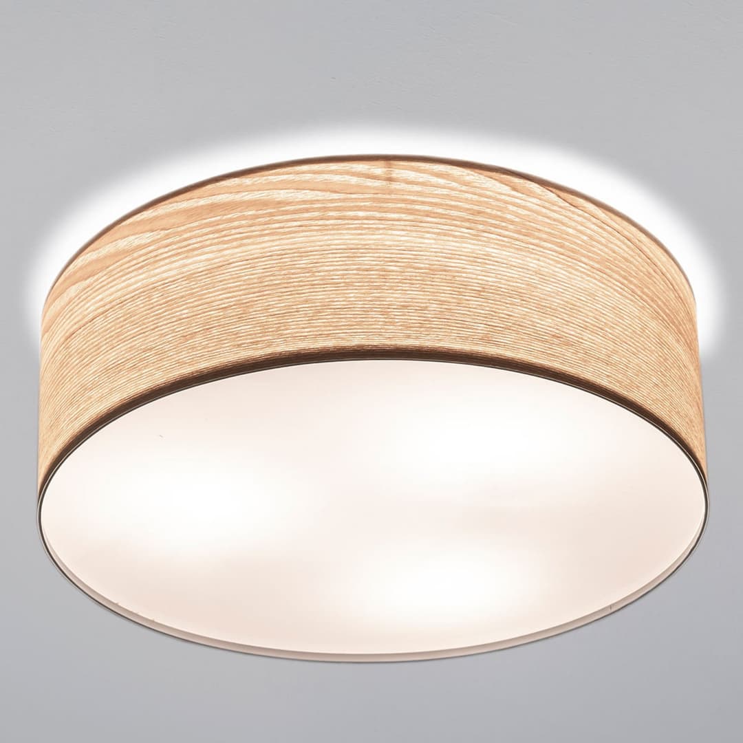 Liska Deckenleuchte Holz/Metal - Paulmann - Wohnzimmer - Modern - Rund