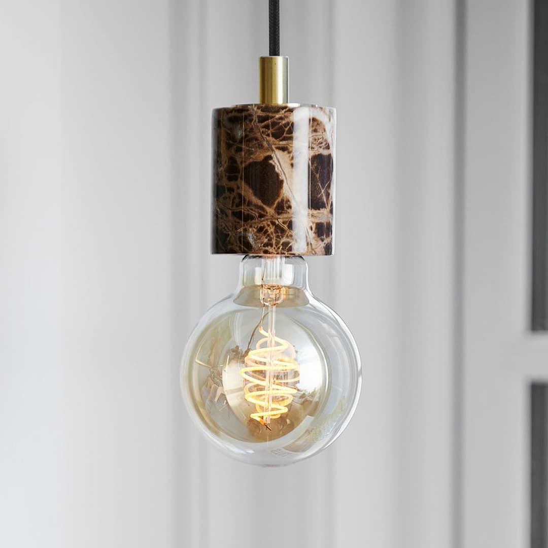 Siv Pendelleuchte Brown - Nordlux - Wohnzimmer - Stein - Mehrflammig