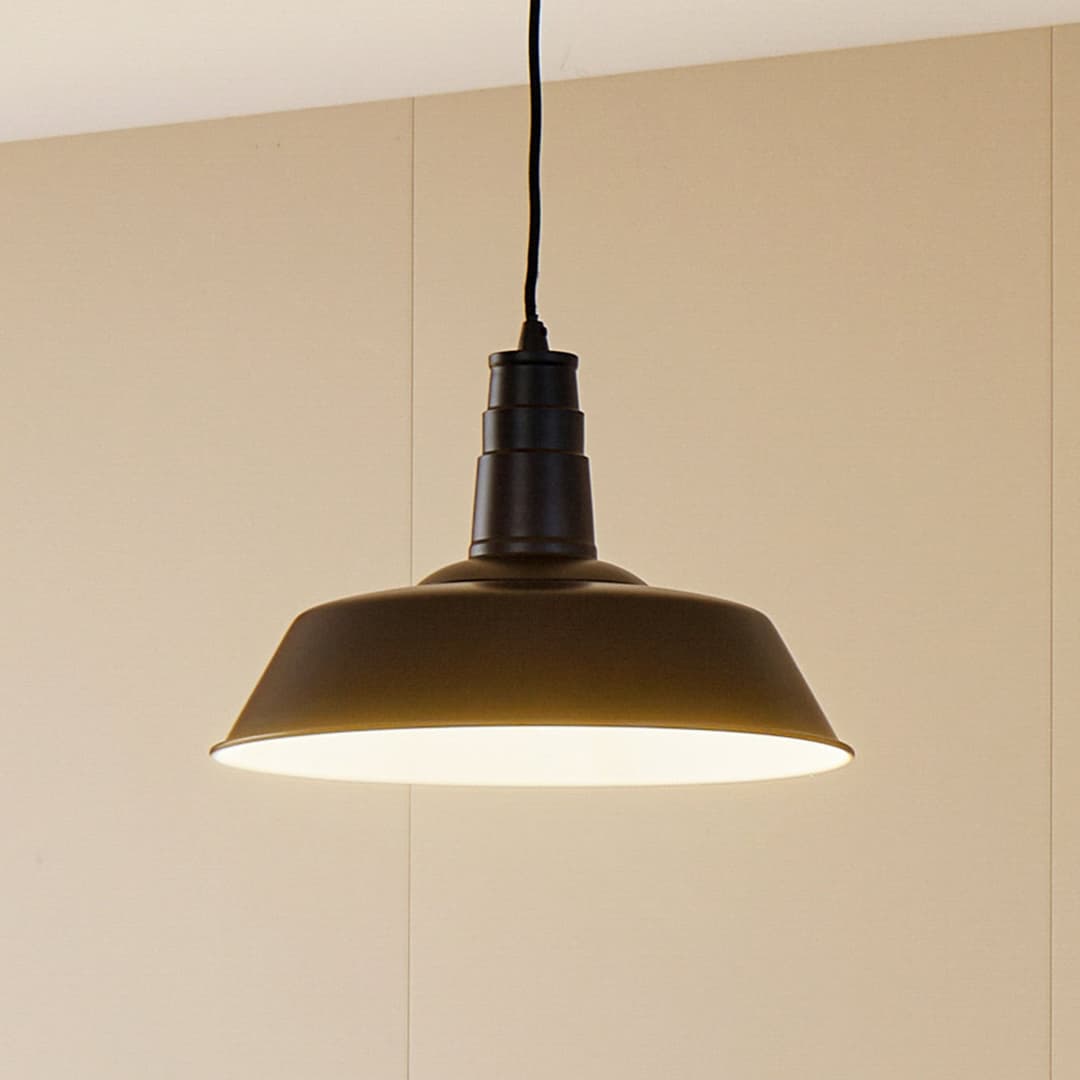 Laylan Pendelleuchte Ø36 Schwarz/Weiß - Lindby - Esszimmer - Modern - Metall - Einflammig