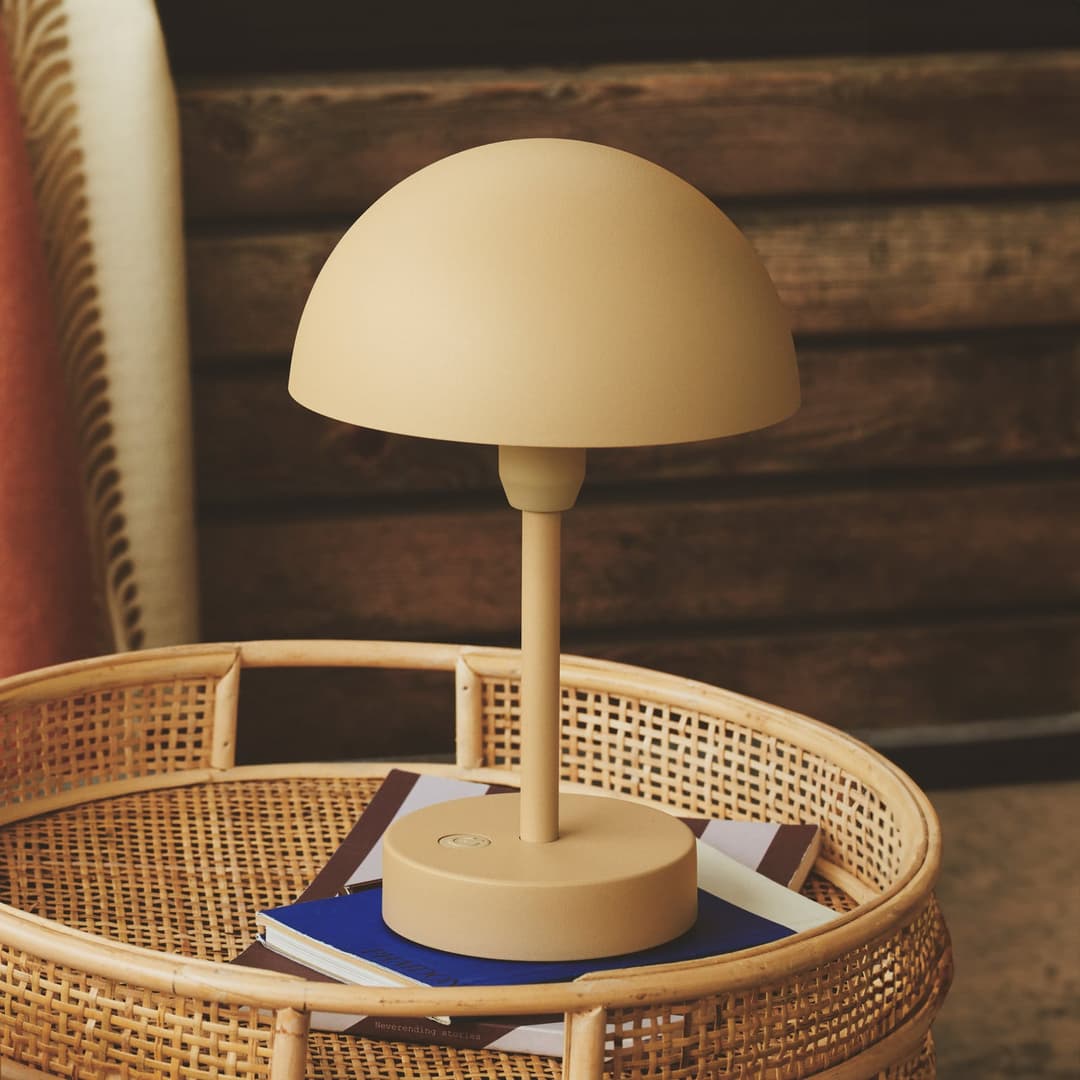 Ellen To-Go Portable Tischleuchte IP44 Beige - Nordlux - Balkon - Aluminium - Einflammig