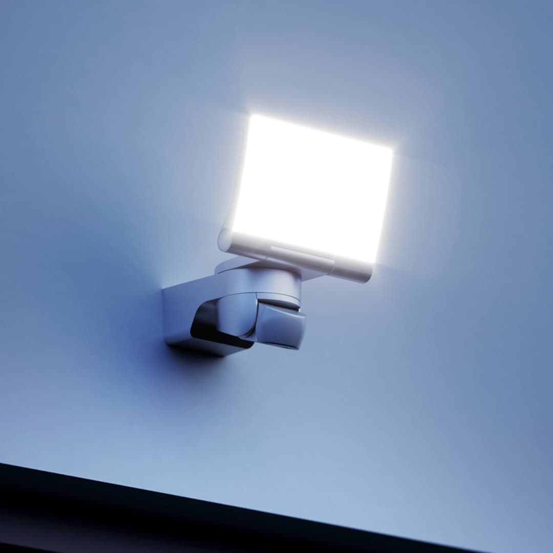 XLED Home 2 SC Smart LED-Außenstrahler weiß Sensor - STEINEL - Balkon - Modern - Kunststoff - Eckig