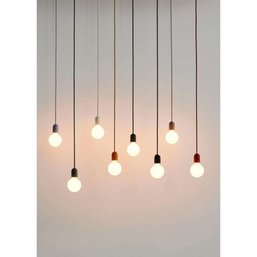 COMMON E27-Pendelfassung, violett, Ø 4,5 cm - HAY - Wohnzimmer - Kunststoff - Einflammig