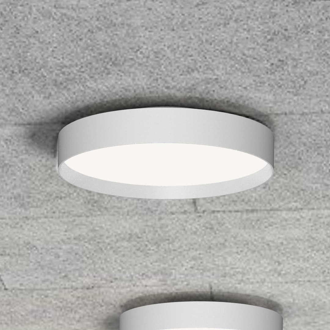 Lucia 45 Deckenleuchte White - Loom Design - Wohnzimmer - Modern - Metall - Rund