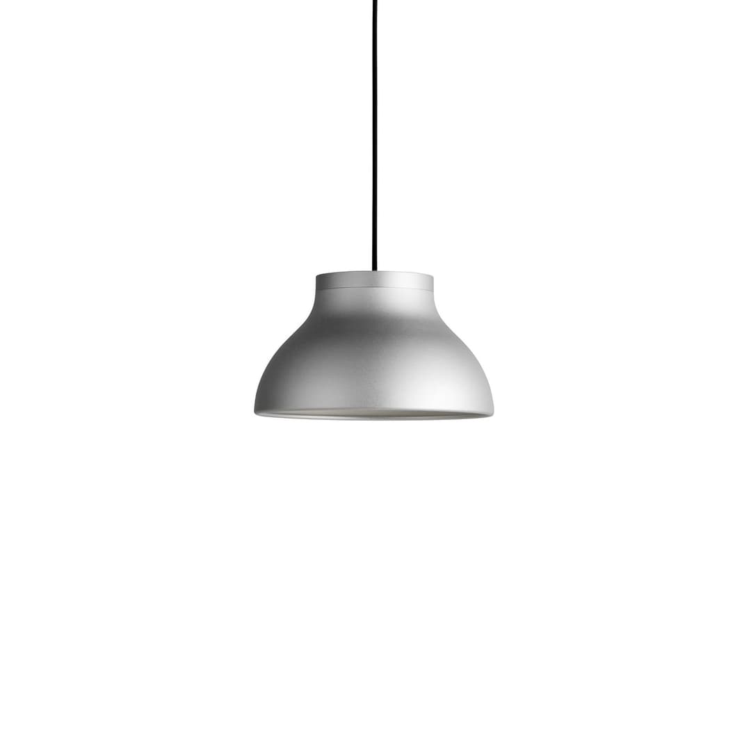 PC Pendelleuchte S Aluminium - HAY PC Small - Wohnzimmer - Design - Metall - Einflammig