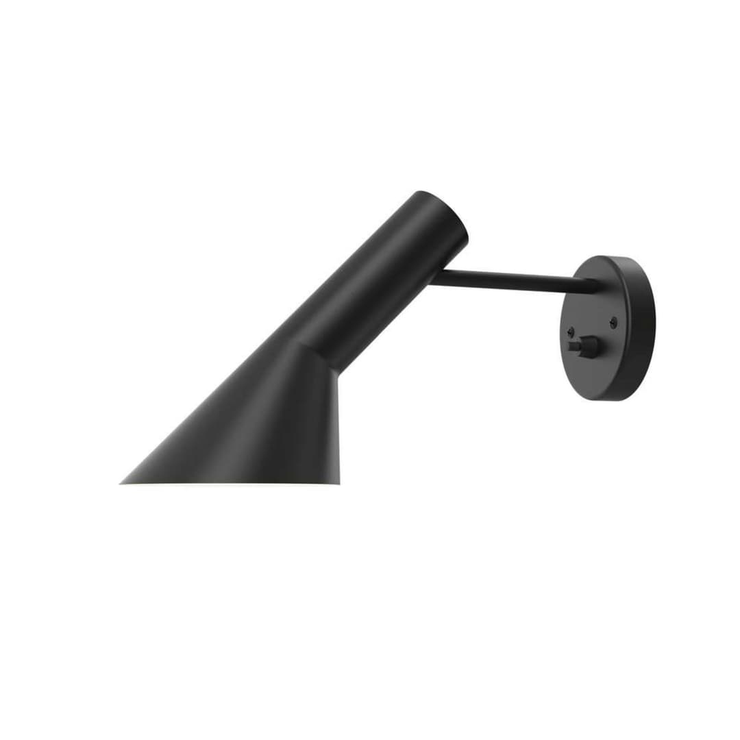 AJ Wandleuchte Hardwired SW Schwarz - Louis Poulsen - Wohnzimmer - Metall