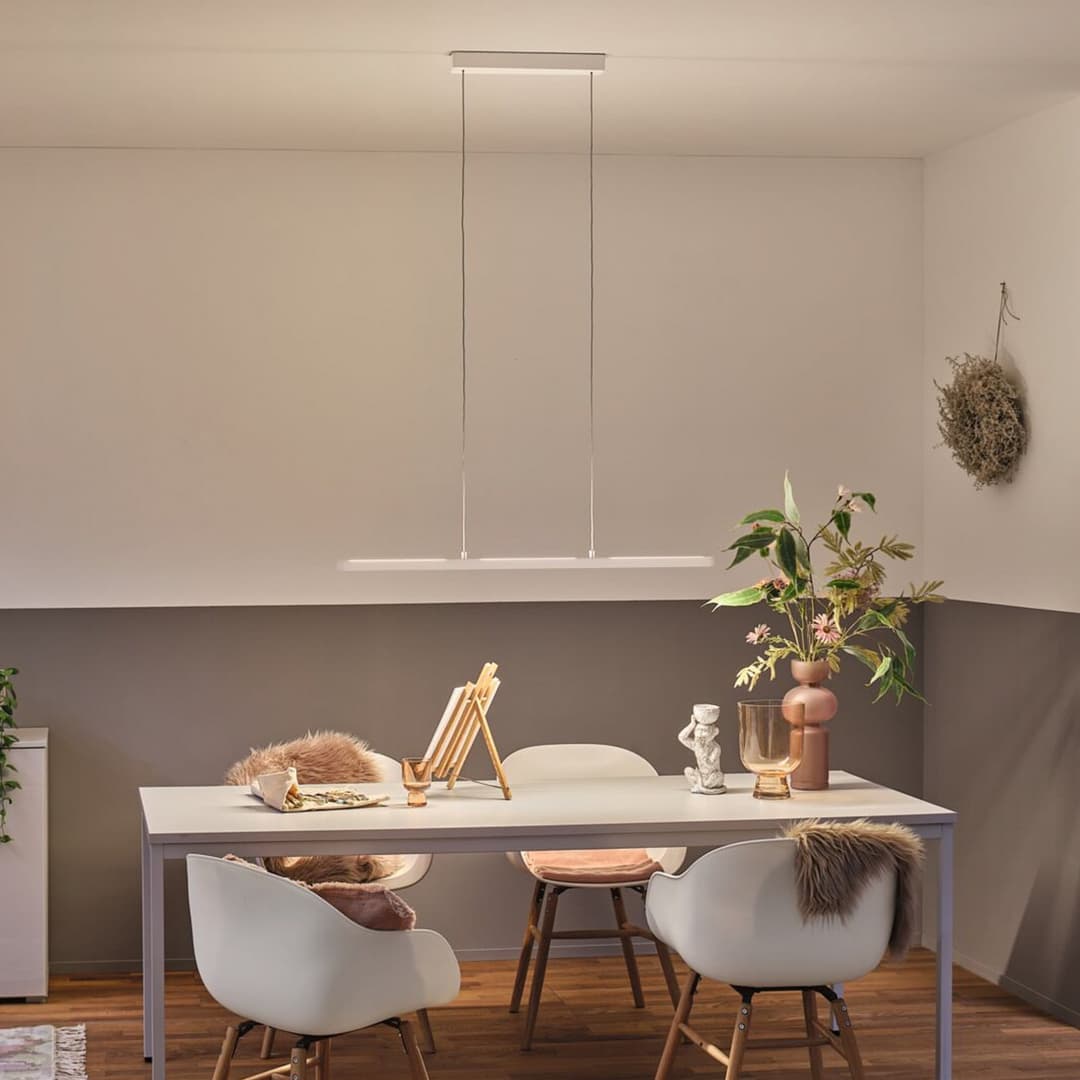 Lento LED Pendelleuchte TW Zigbee Dim. Matt Weiß - Paulmann - Wohnzimmer - Modern - Metall - Einflammig