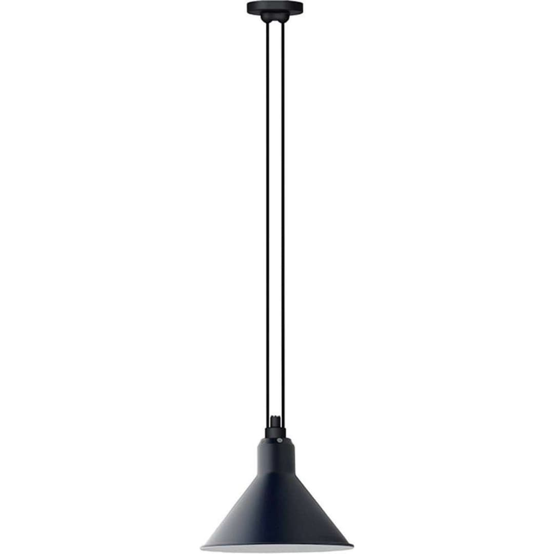 Lampe Gras 322 L Pendelleuchte, konisch, blau – DCW - Wohnzimmer - Metall