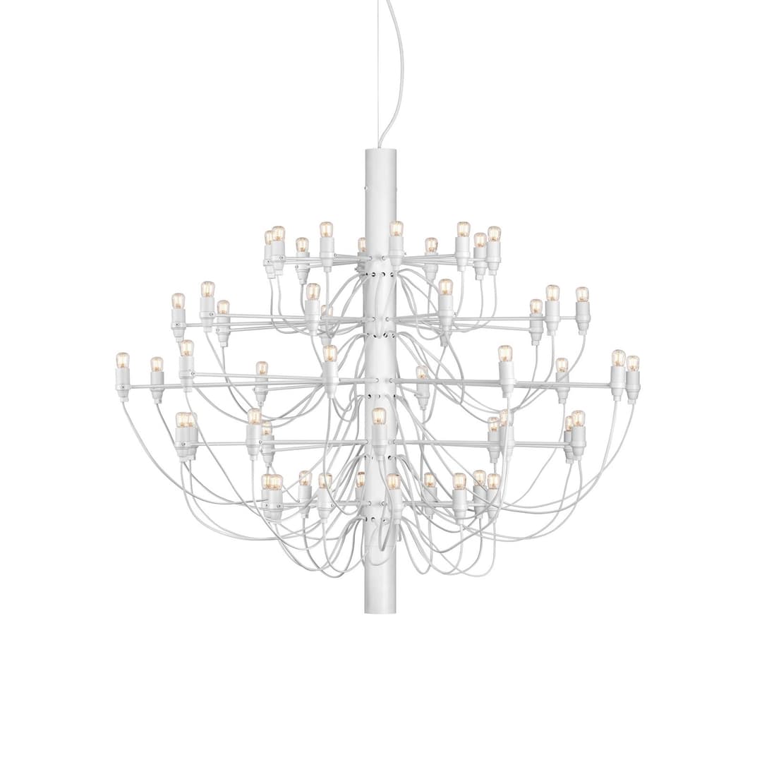 2097/50 C LED Pendelleuchte Matt White - Flos - Wohnzimmer - Design - Metall - Mehrflammig