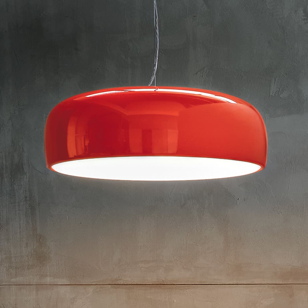 Smithfield S Pendelleuchte Red - Flos - Wohnzimmer - Design - Metall - Einflammig