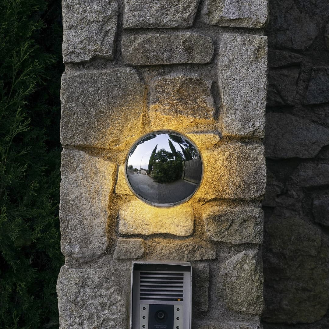 Babila 28 Außen Wandleuchte Steel - Marset - Design - Metall - Rund
