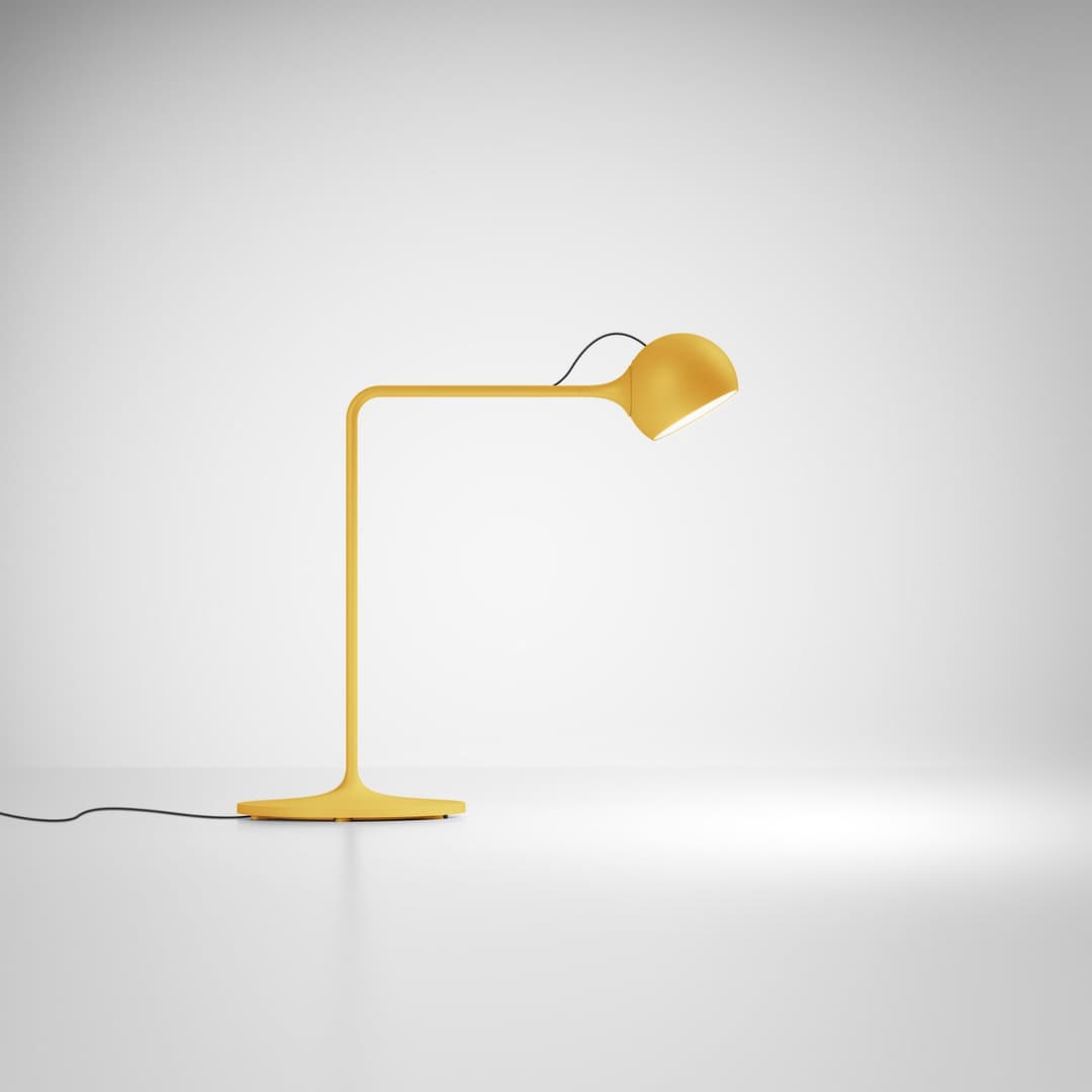 IXA Tischleuchte Yellow - Artemide - Wohnzimmer - Design - Metall - Mit Schirm
