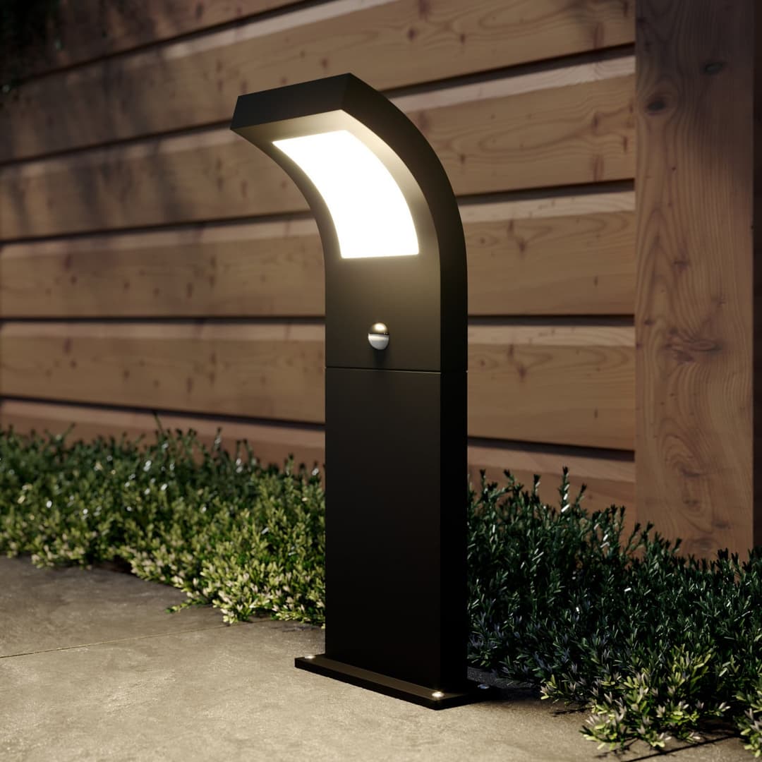 Advik Außen Gartenleuchte w/Sensor H60 Graphite - Arcchio - Terrasse - Modern - Aluminium - Einflammig