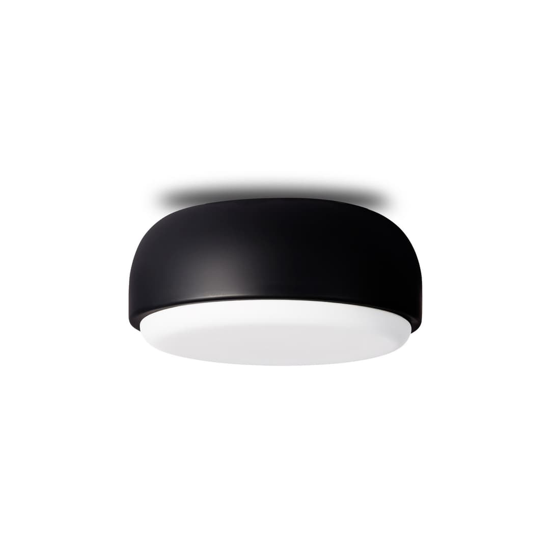 Over Me 30 Deckenleuchte Matt Schwarz - Northern - Wohnzimmer - Design - Metall - Rund