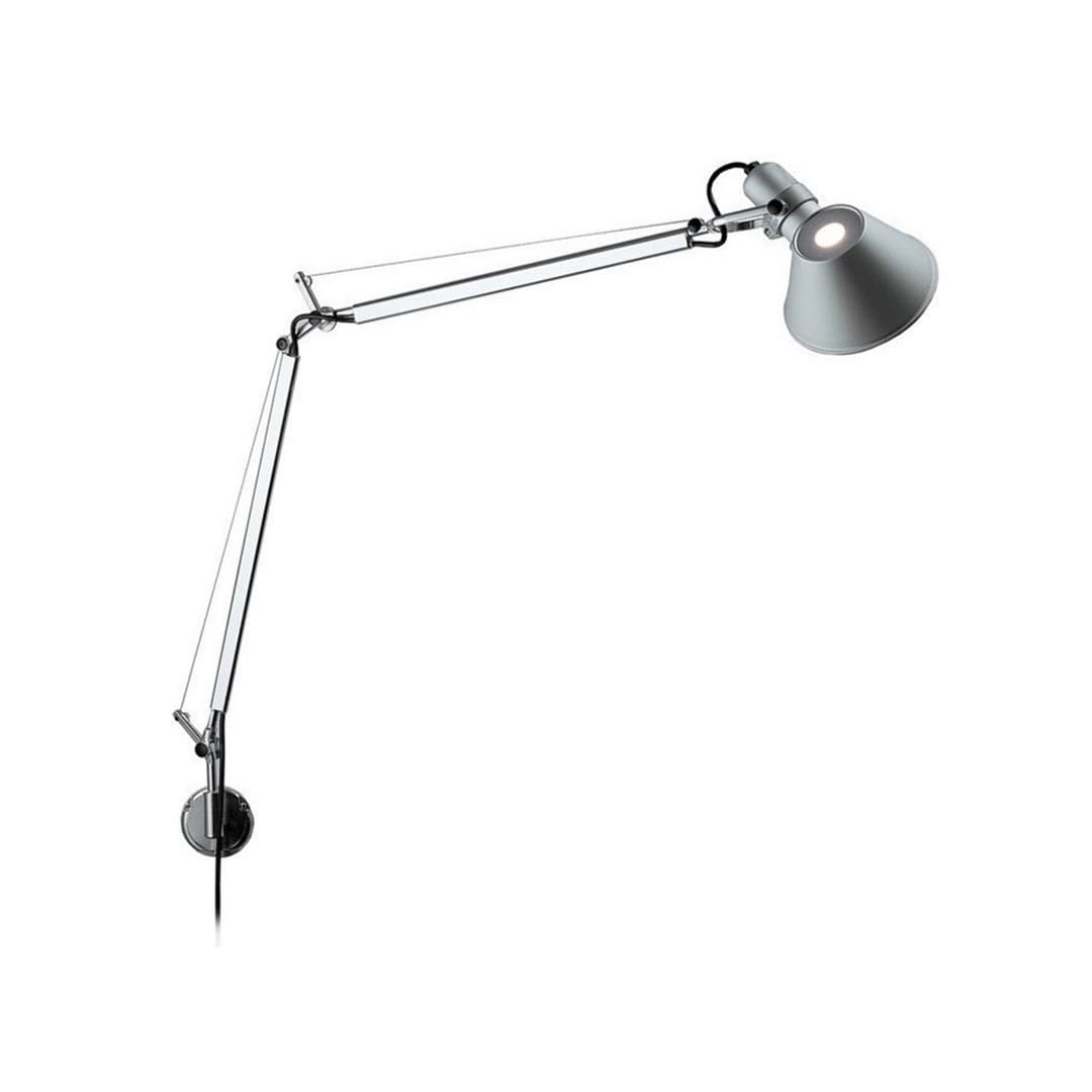 Tolomeo Micro Parete Wandleuchte, aluminium - Artemide - Arbeitszimmer / Büro - Design