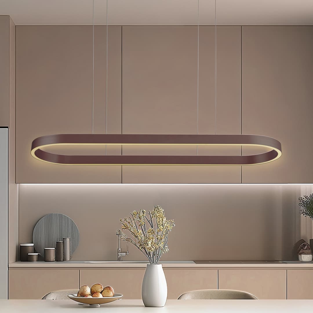 Melinay LED Smart Pendelleuchte Coffee - Lucande - Küche - Modern - Aluminium - Einflammig