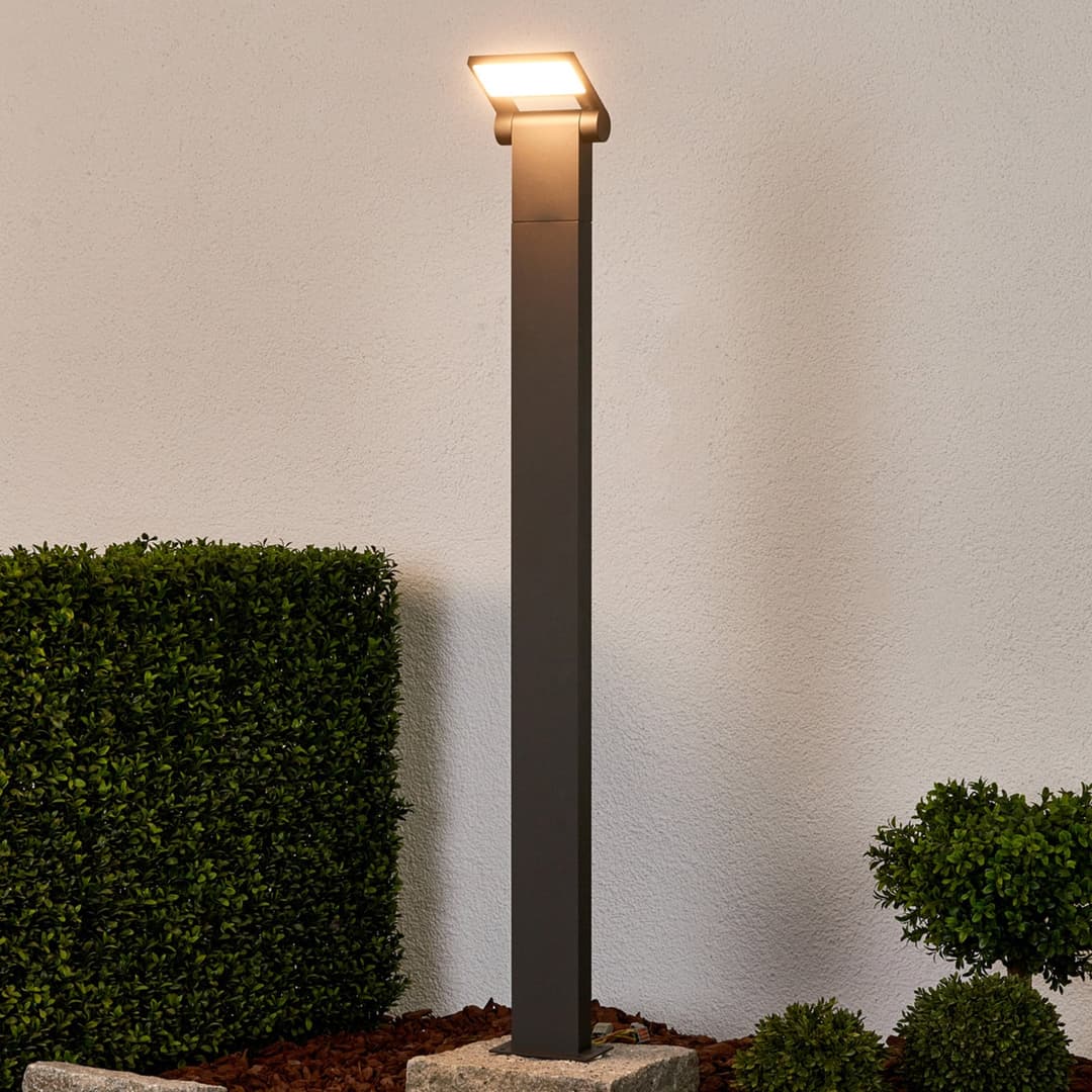 Marius LED Gartenleuchte H100 Graphite - Lucande - Modern - Metall - Einflammig