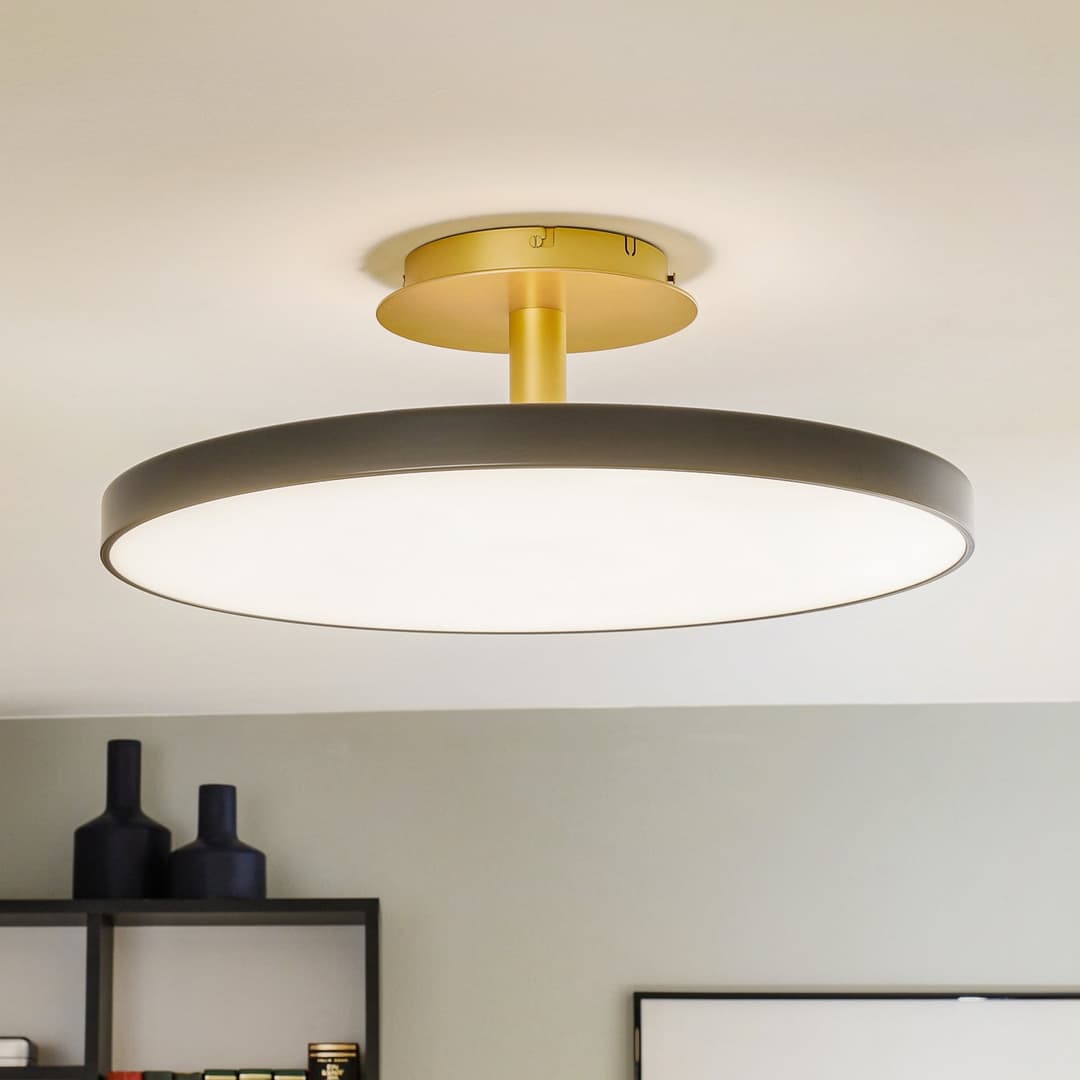 Asteria Up Deckenleuchte Anthracite - UMAGE Asteria Up Large - Wohnzimmer - Design - Metall - Mit Abstand