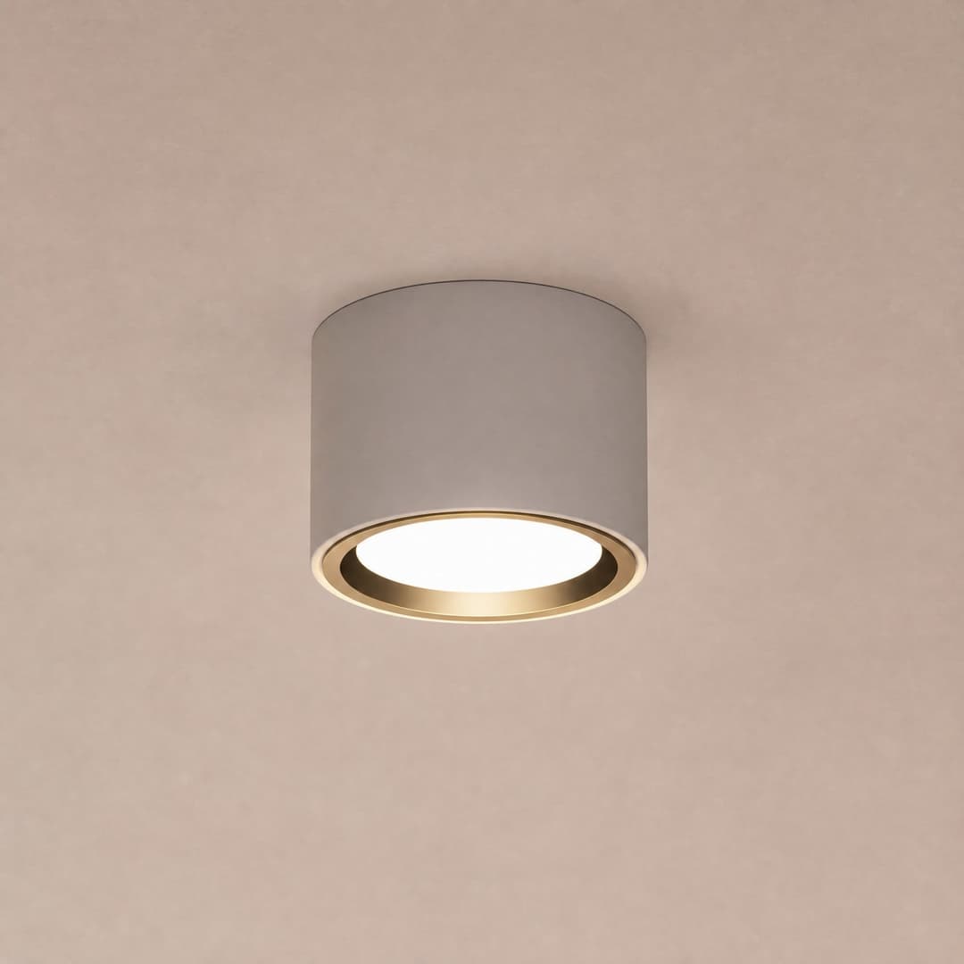 Fallon Spotlight White/Brushed Steel - Nordlux - Wohnzimmer - Metall - Rund