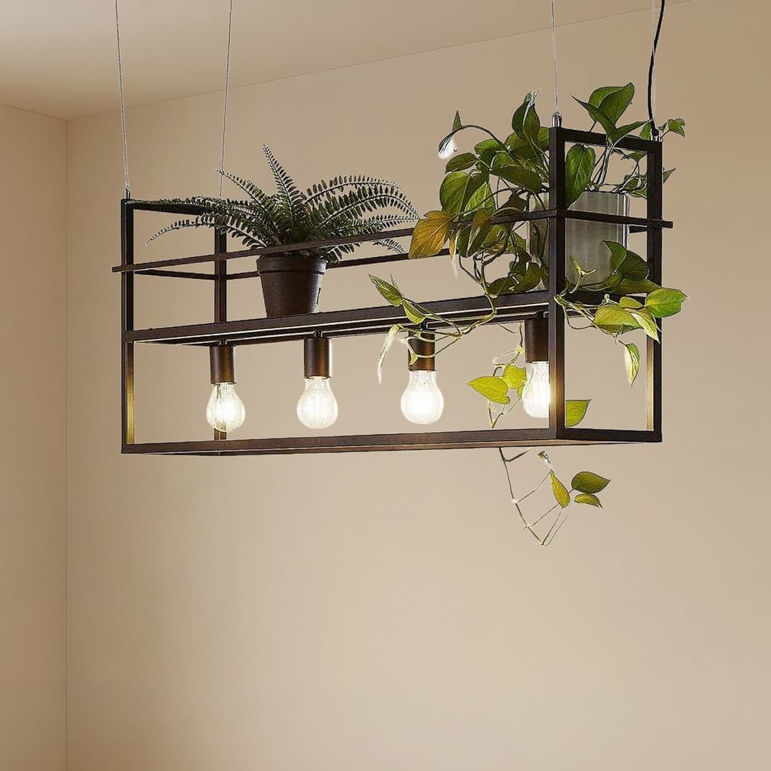 Grisela Pendelleuchte Black - Lindby - Wohnzimmer - Modern - Metall - Mehrflammig