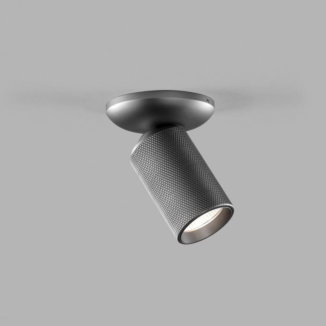 Raw 1 Deckenleuchte 3000K Titanium - LIGHT-POINT - Wohnzimmer - Aluminium