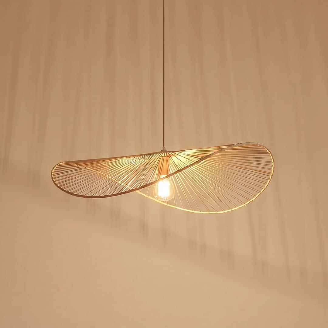Valdorin Hängeleuchte, Länge 75 cm, beige, Papier - Lindby - Wohnzimmer - Modern - Papier / Karton - Einflammig