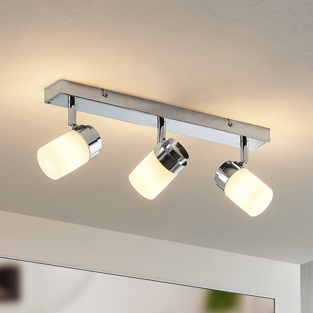 Alimari Deckenleuchte Chrome - Lindby - Wohnzimmer - Modern - Metall - Mehrflammig