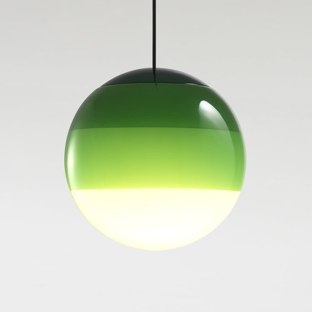 Dipping Light LED-Hängelampe Ø 13 cm grün - MARSET - Wohnzimmer - Design - Glas - Kugel
