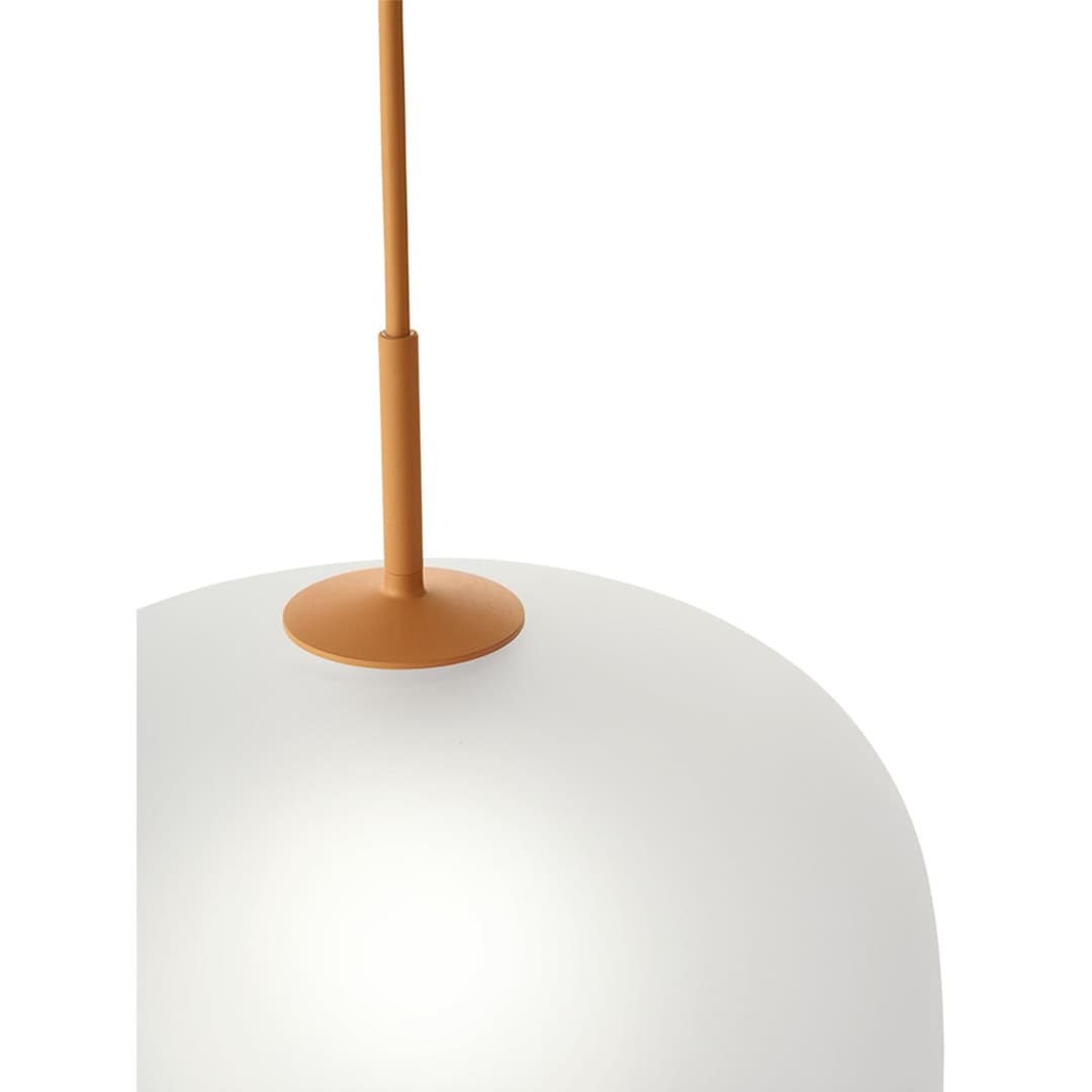 Rime Pendelleuchte Ø37 White/Orange - Muuto - Esszimmer - Glas
