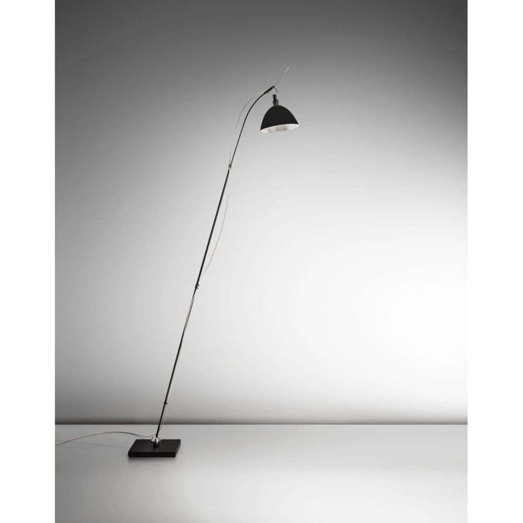Max. Floor LED Stehleuchte Black - Ingo Maurer - Wohnzimmer - Aluminium