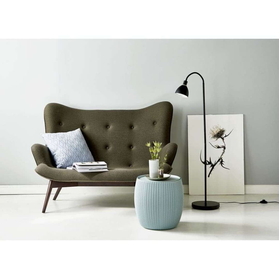 Ray Single Stehleuchte Black - Nordlux - Wohnzimmer - Modern - Metall - Mit Schirm