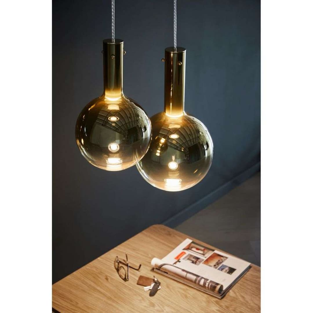 Raindrop 20 Pendelleuchte Gold - Loom Design - Wohnzimmer - Glas