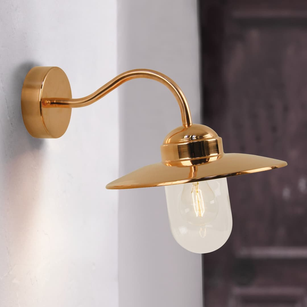 Luxembourg Außenwandleuchte Copper - Nordlux - Metall - Einflammig