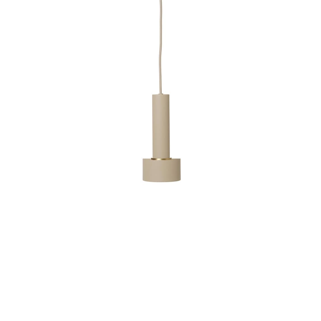 Collect Pendelleuchte Disc High Cashmere - Ferm Living - Wohnzimmer - Metall