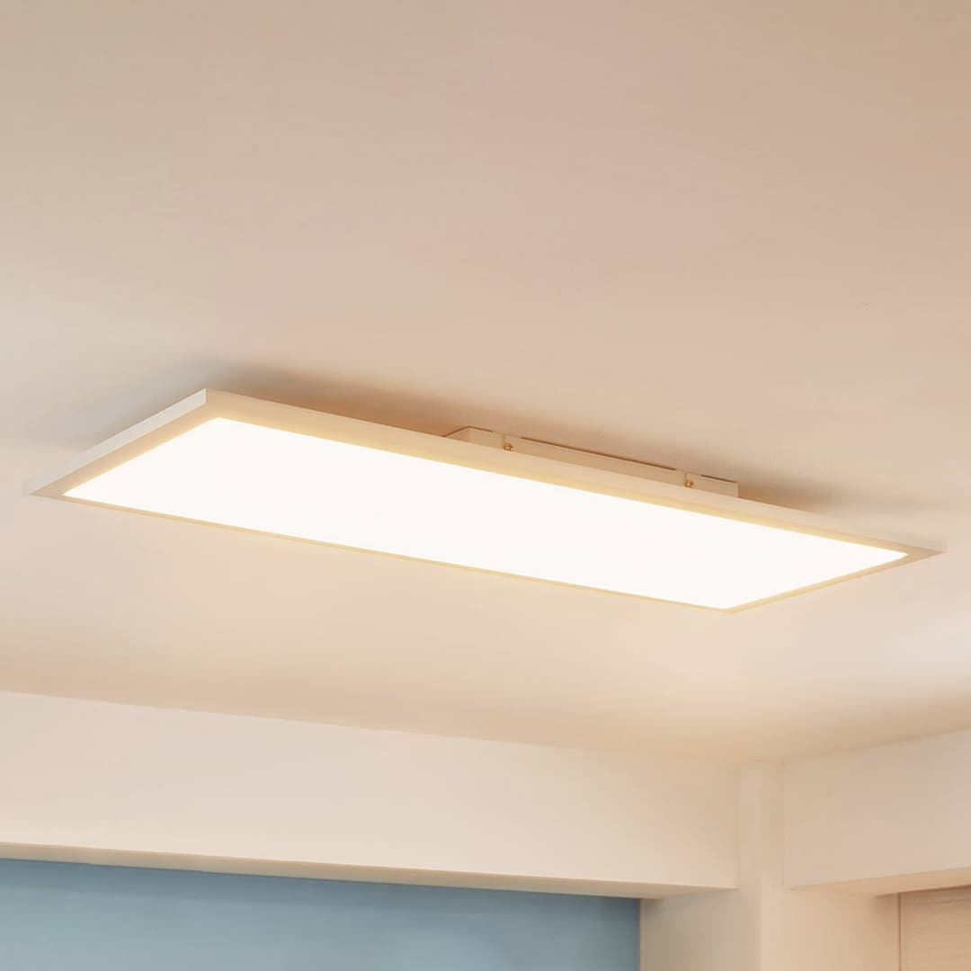 Enja Deckenleuchte 34W 79,5x29,5 White - Arcchio - Arbeitszimmer / Büro - Metall - Eckig