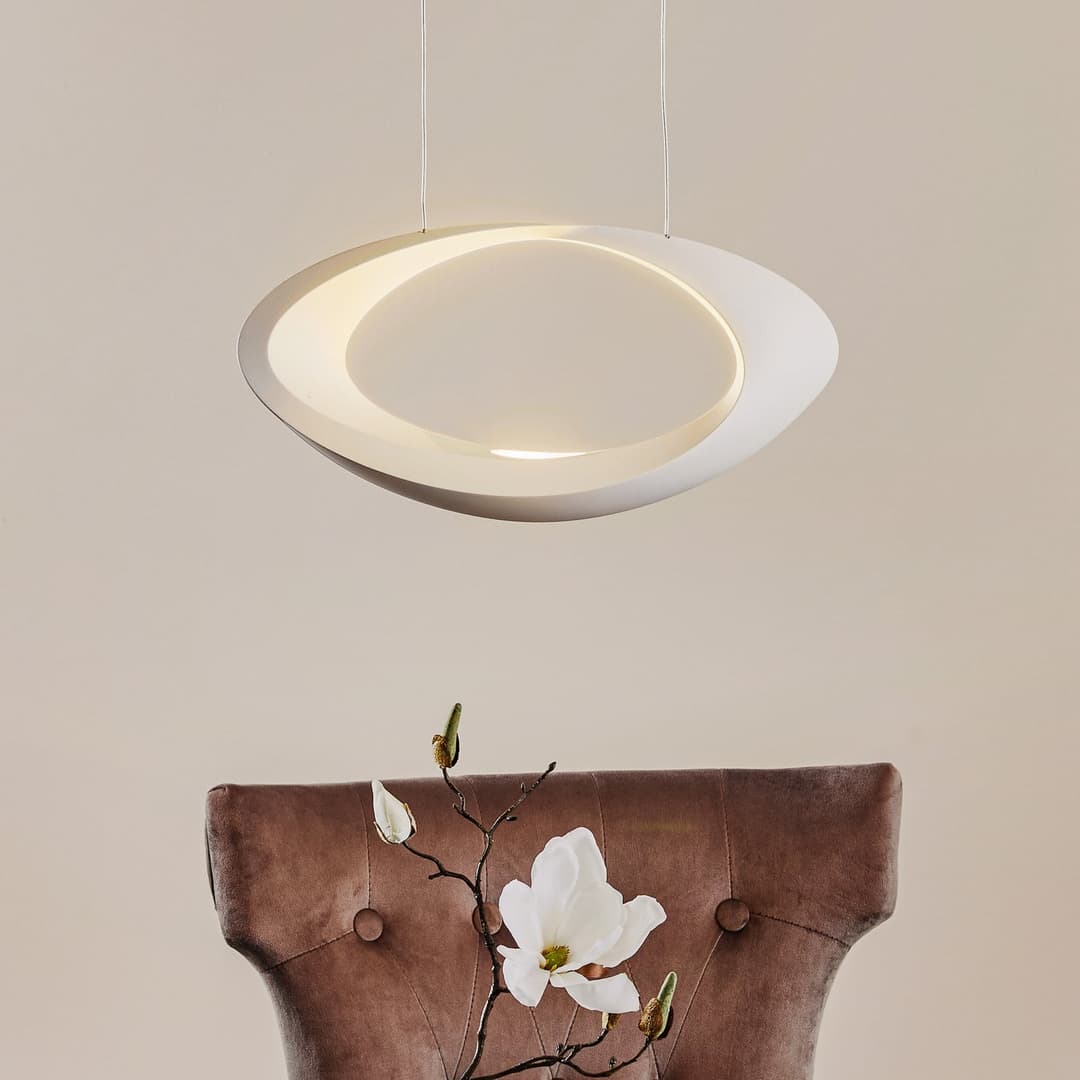 Cabildo S LED Pendelleuchte 2700K White - Artemide - Wohnzimmer - Design - Metall - Einflammig