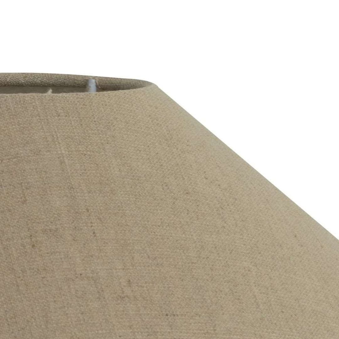 Basic Flat 36 Schirm Natural - Watt & Veke - Wohnzimmer - Skandinavisch - Stoff / Textil - Einflammig