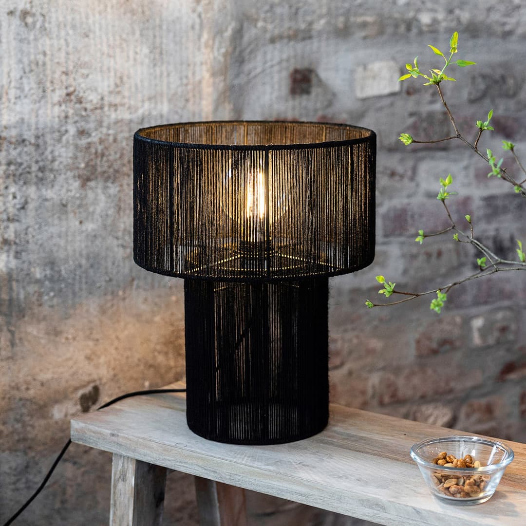 Soga 1 Tischleuchte Black - Markslöjd - Wohnzimmer - Sonstige - Mit Schirm