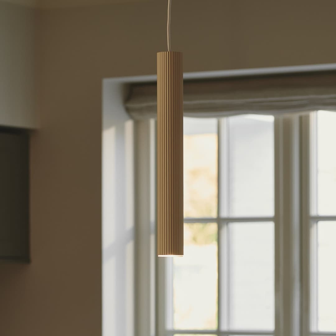 Vico Pendelleuchte Beige - Nordlux - Esszimmer - Aluminium - Einflammig