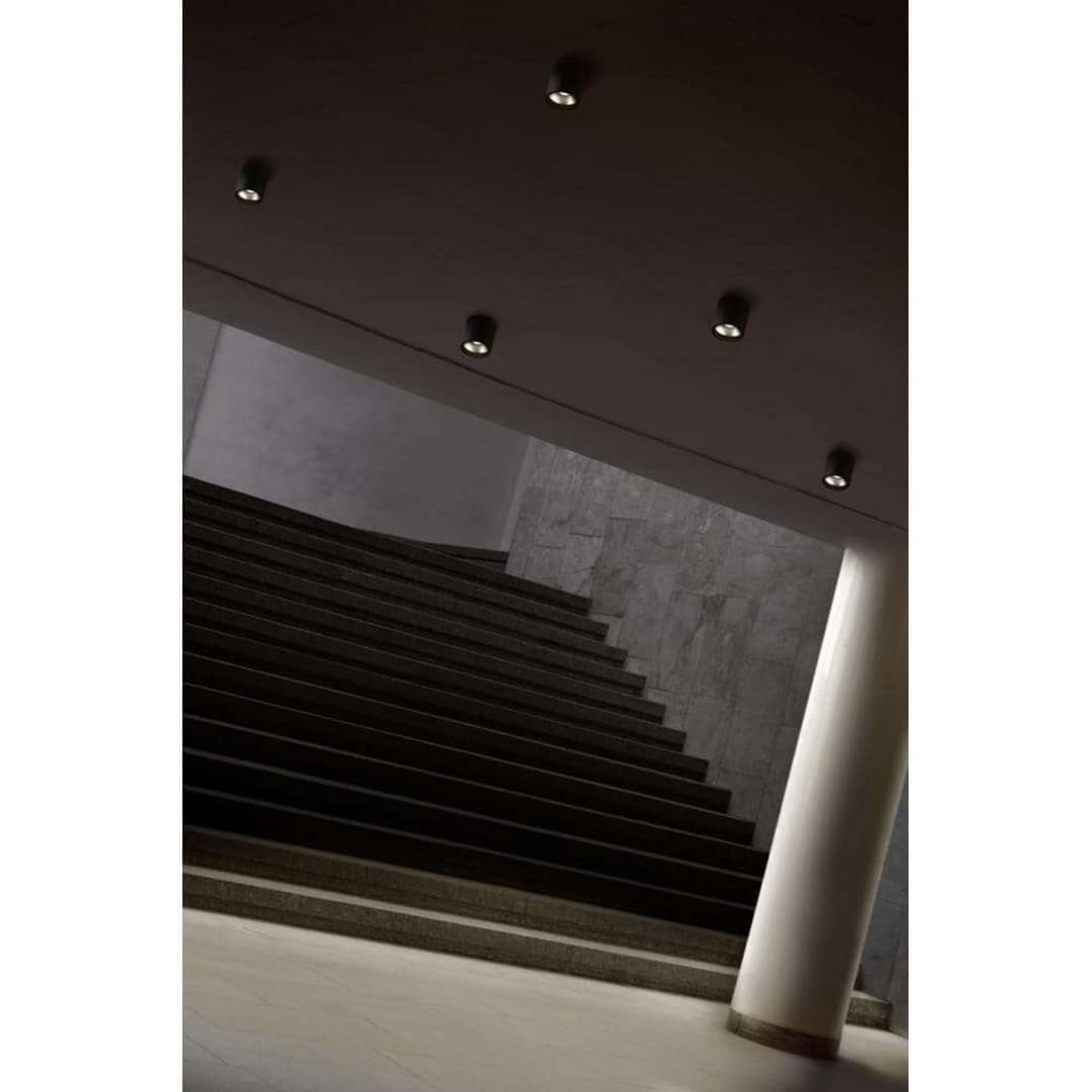 Solo 1 Round Deckenlampe, schwarz, IP54, 8 cm - LIGHT-POINT - Küche - Aluminium